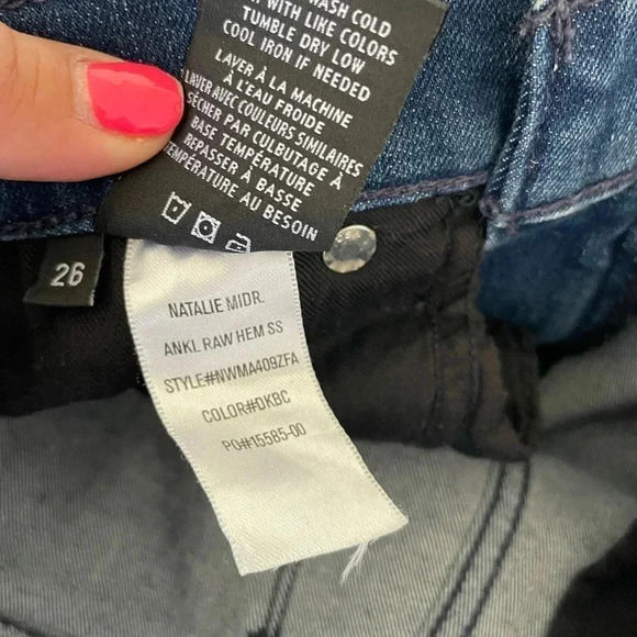 Hudson ankle raw hem skinny denim - Picture 9 of 9